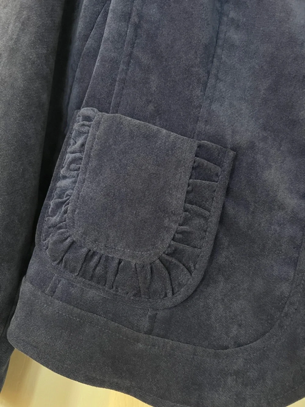 Conrad C Navy Button Blazer - Picture 3 of 6